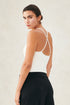 Jersey Scoop Neck Bodysuit Ivory